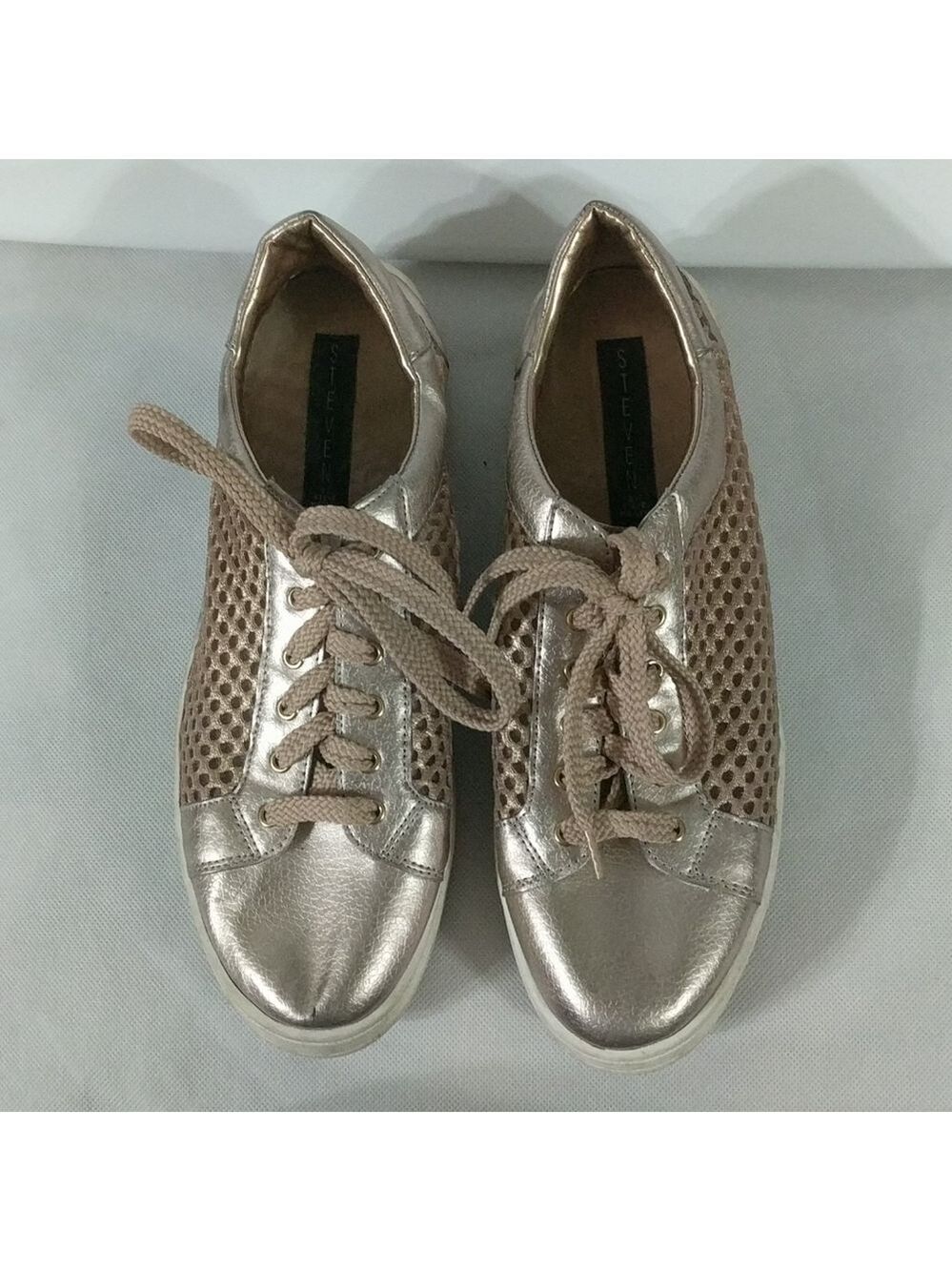 Steven by Steve Madden Neon 01D1 Rose Gold Sneakers